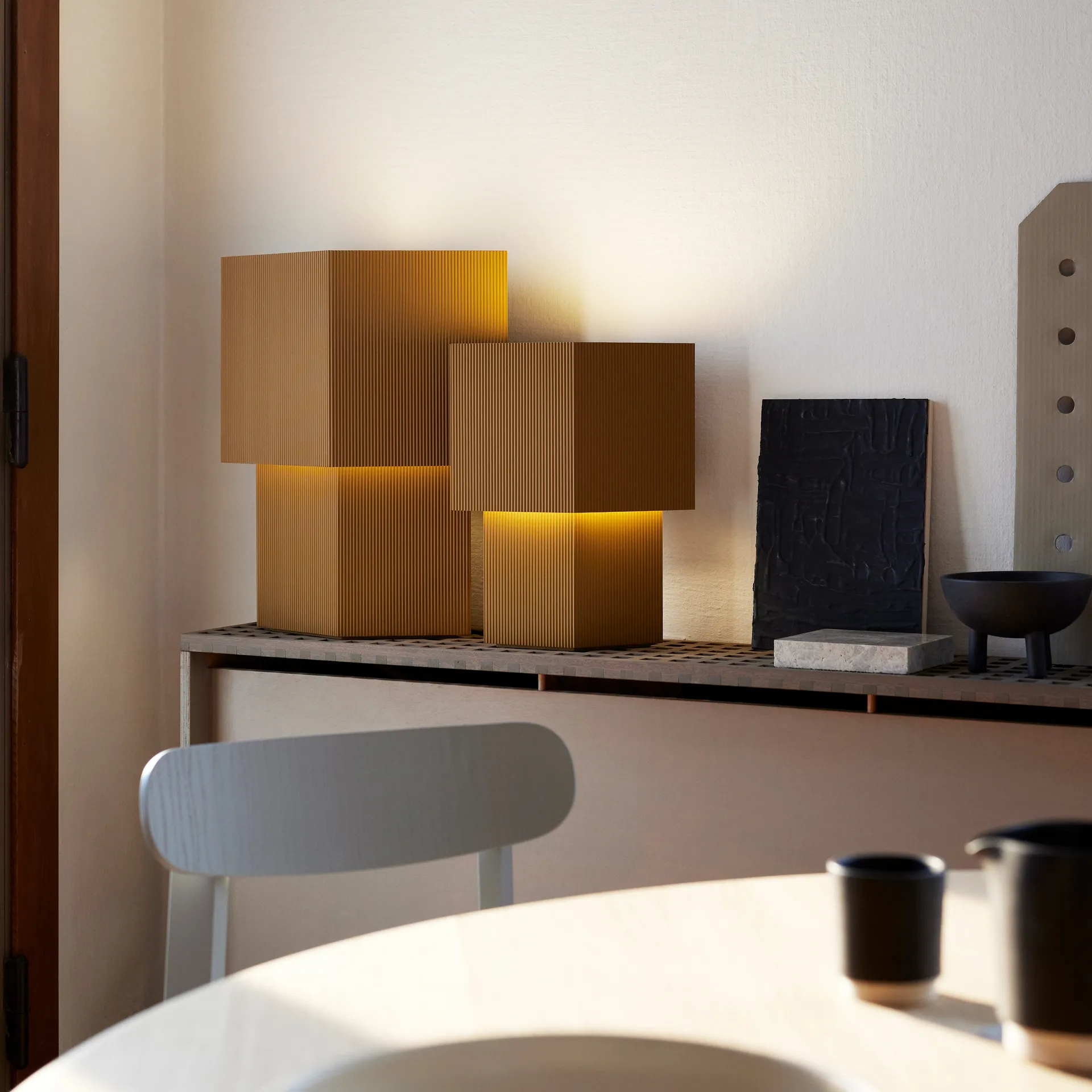 Lampada da tavolo Romb 48, Cumin Pholc