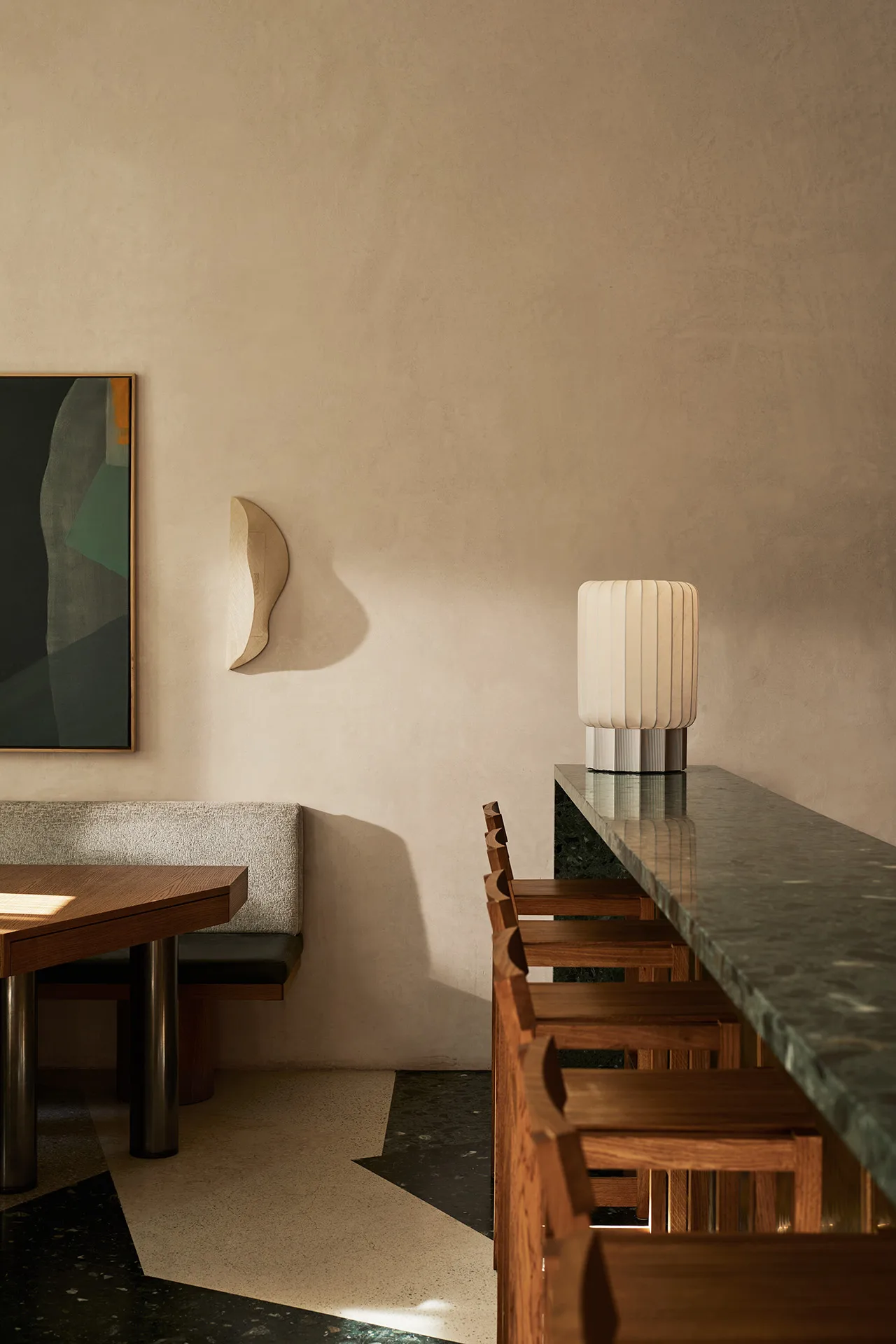 Lampada da terra e da tavolo Half Meter, White Pholc