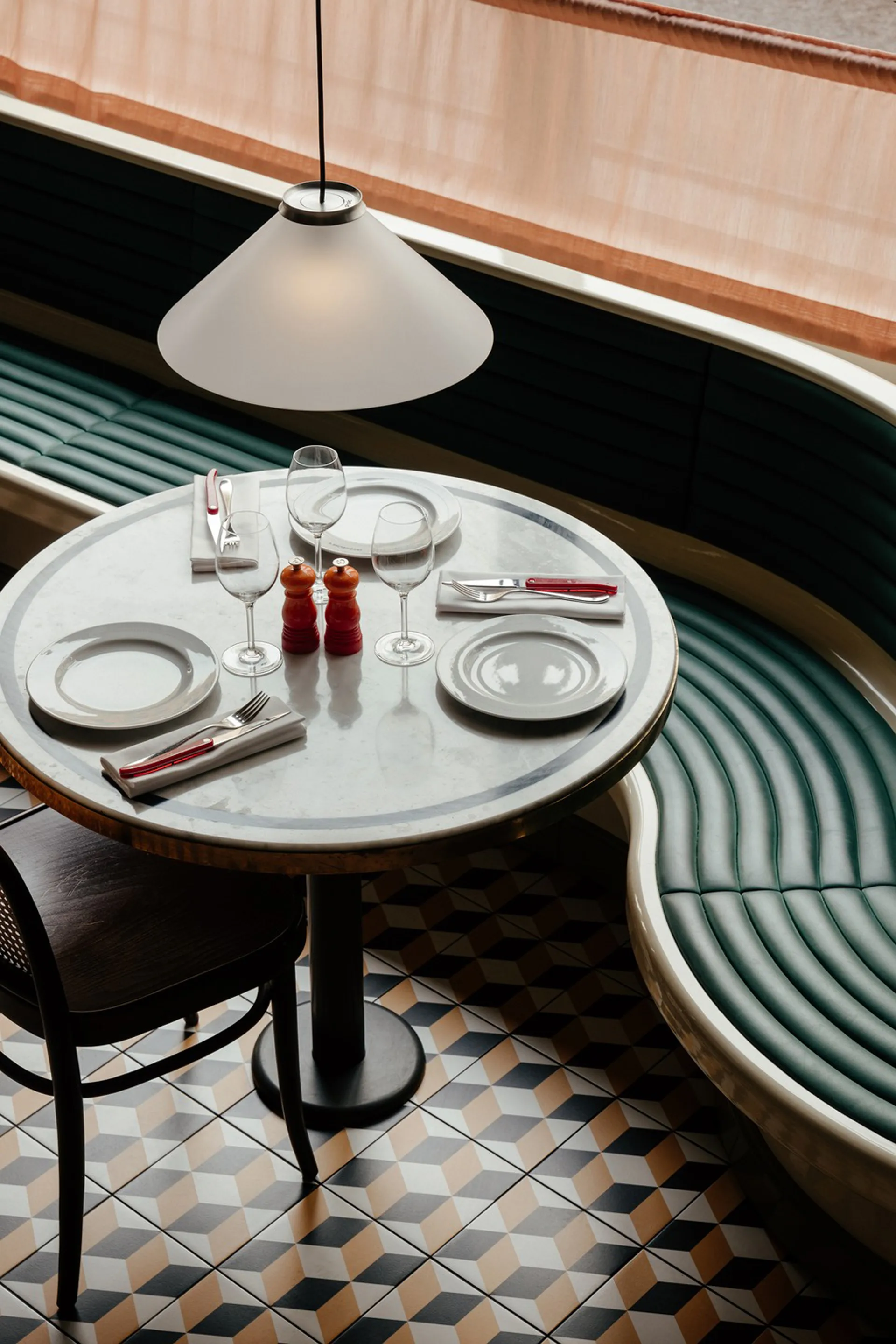 Lampadario Aline 40, Alluminio Pholc