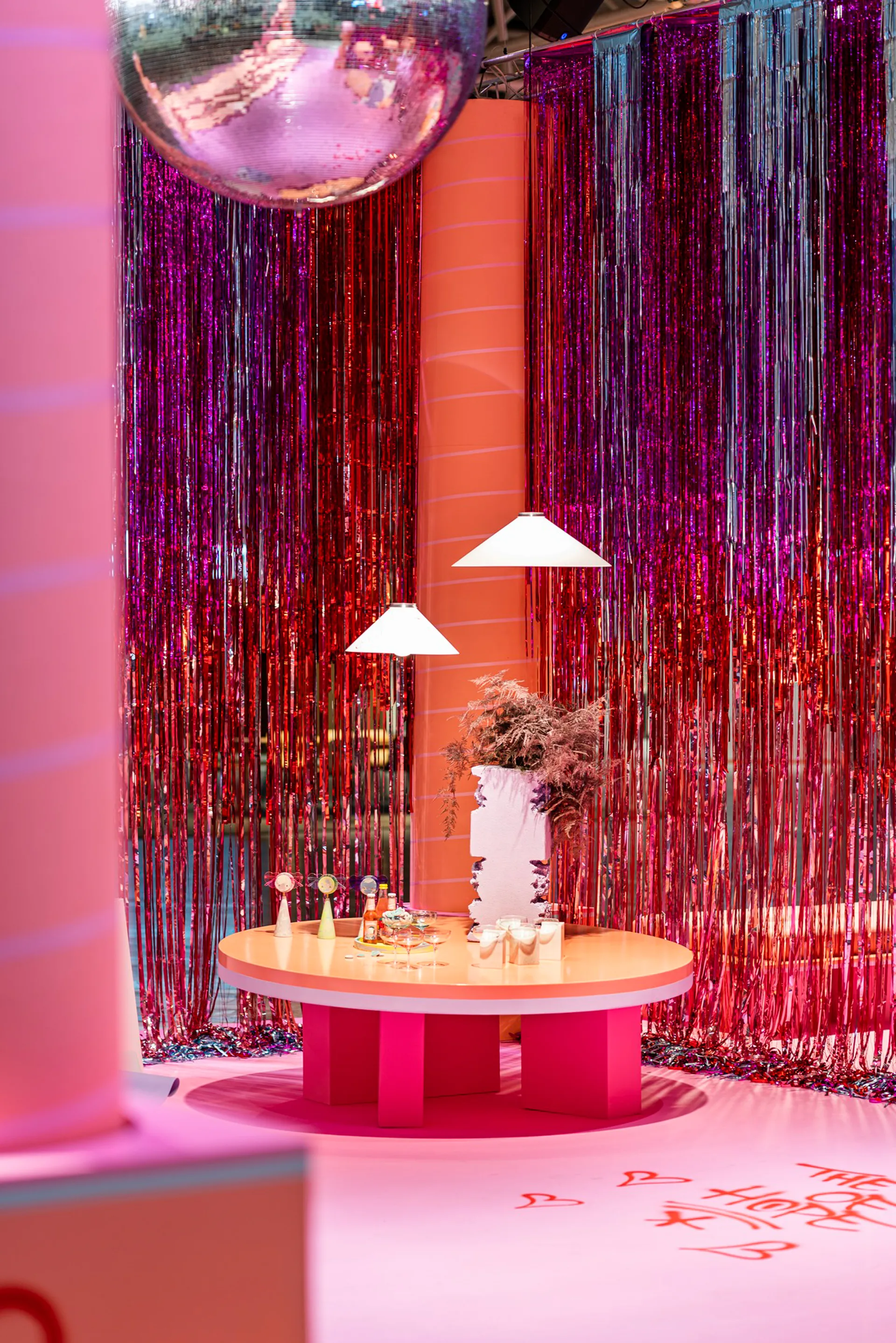 Lampadario Aline 40, Alluminio Pholc