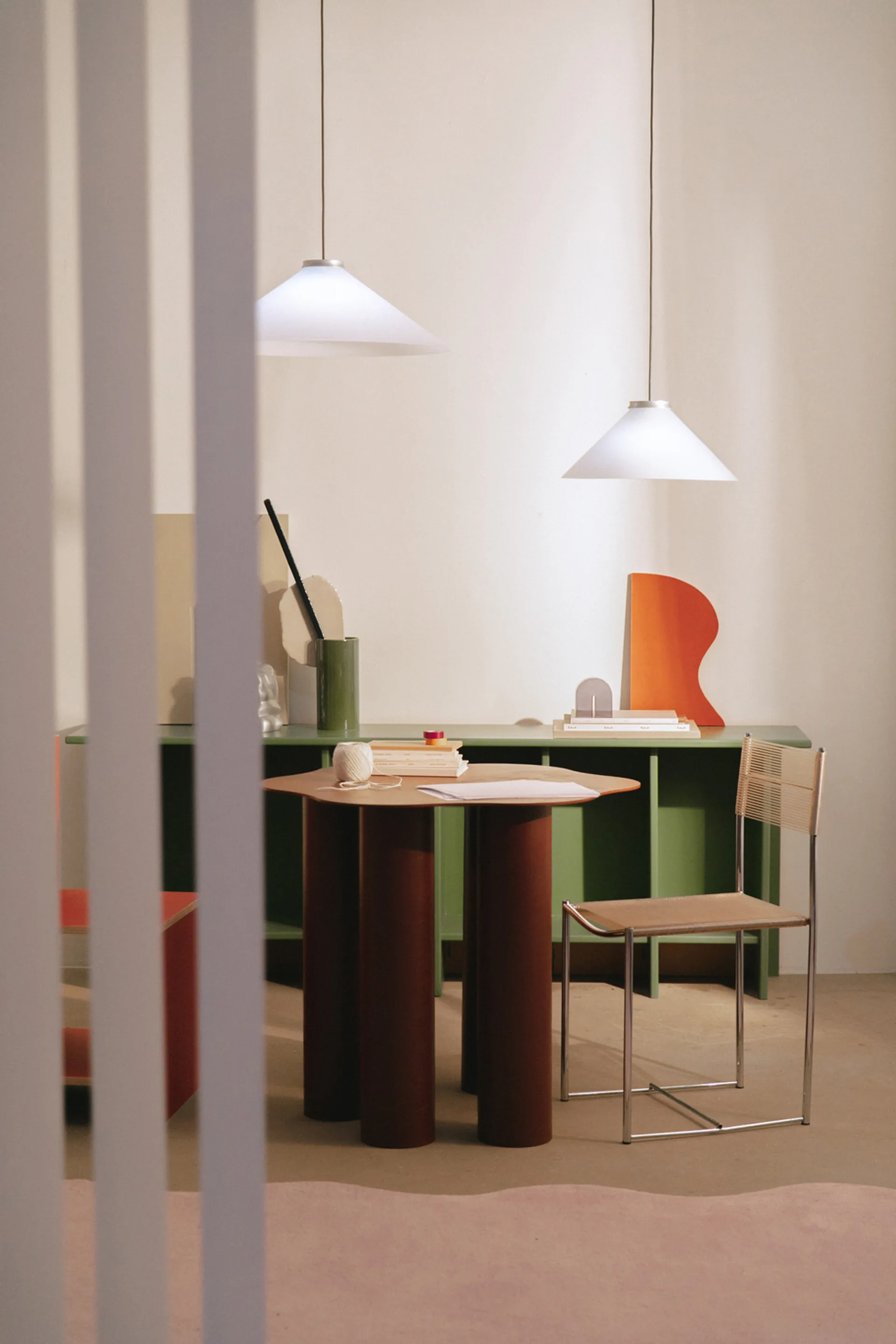 Lampadario Aline 40, Alluminio Pholc