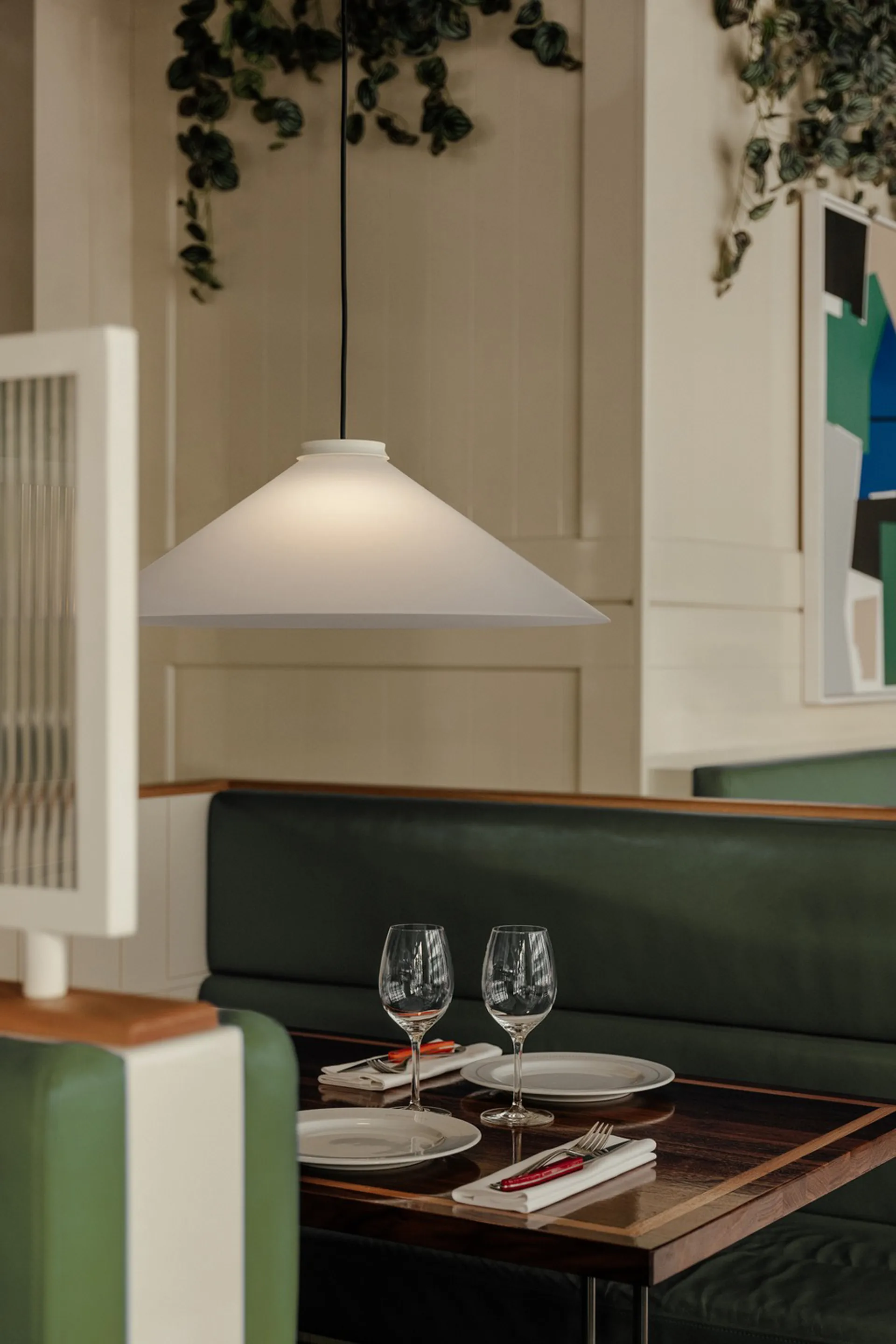 Lampadario Aline 58, Cotone Pholc