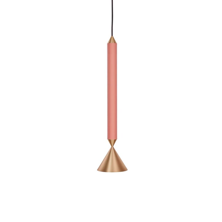 Lampadario Apollo 39 - rosa corallo, ottone - Pholc