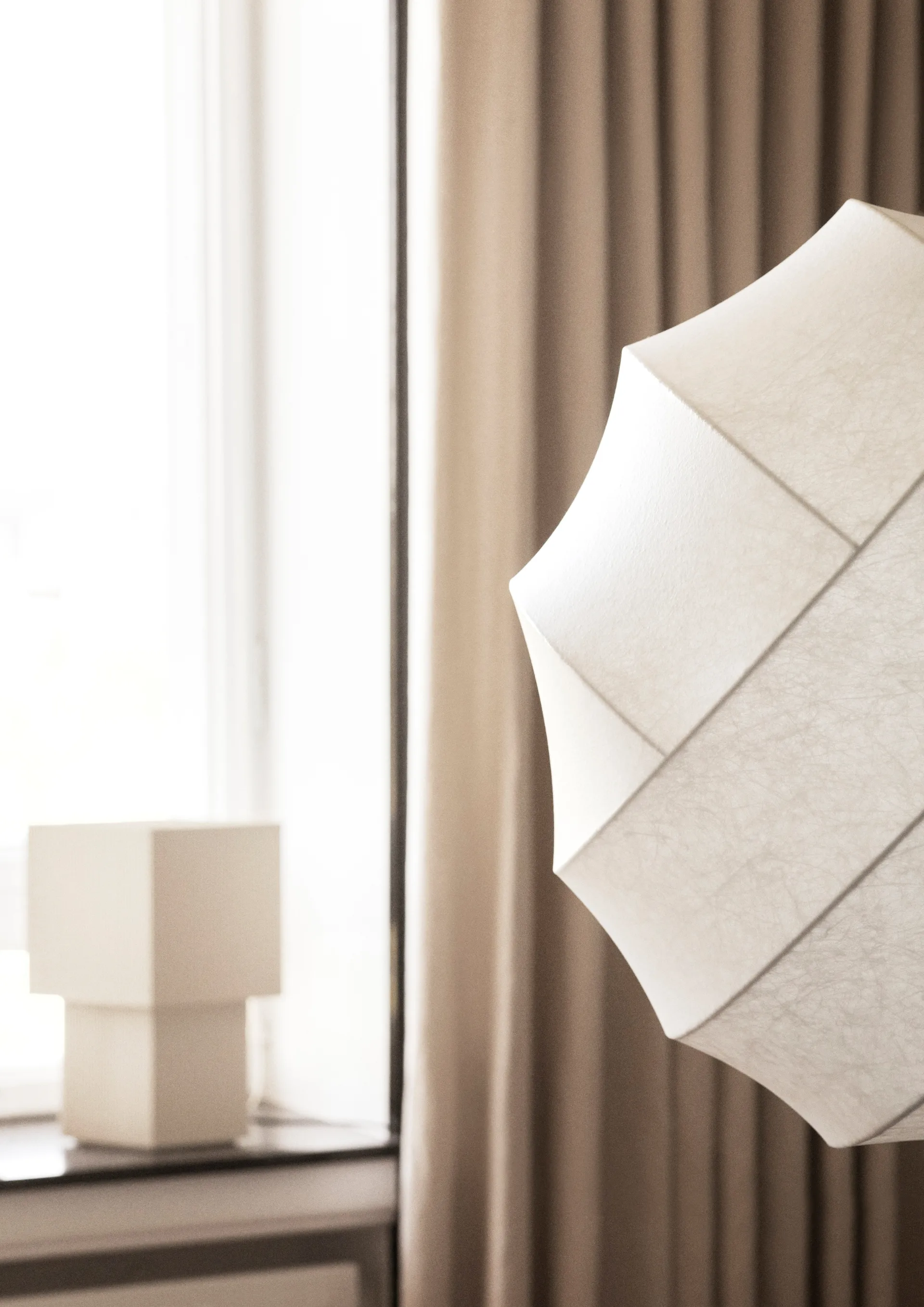 Lampadario Turner 50, Bianco Pholc