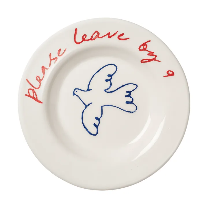 Bird Tapas piatto - Blue, 15 cm - Pick a Poppy