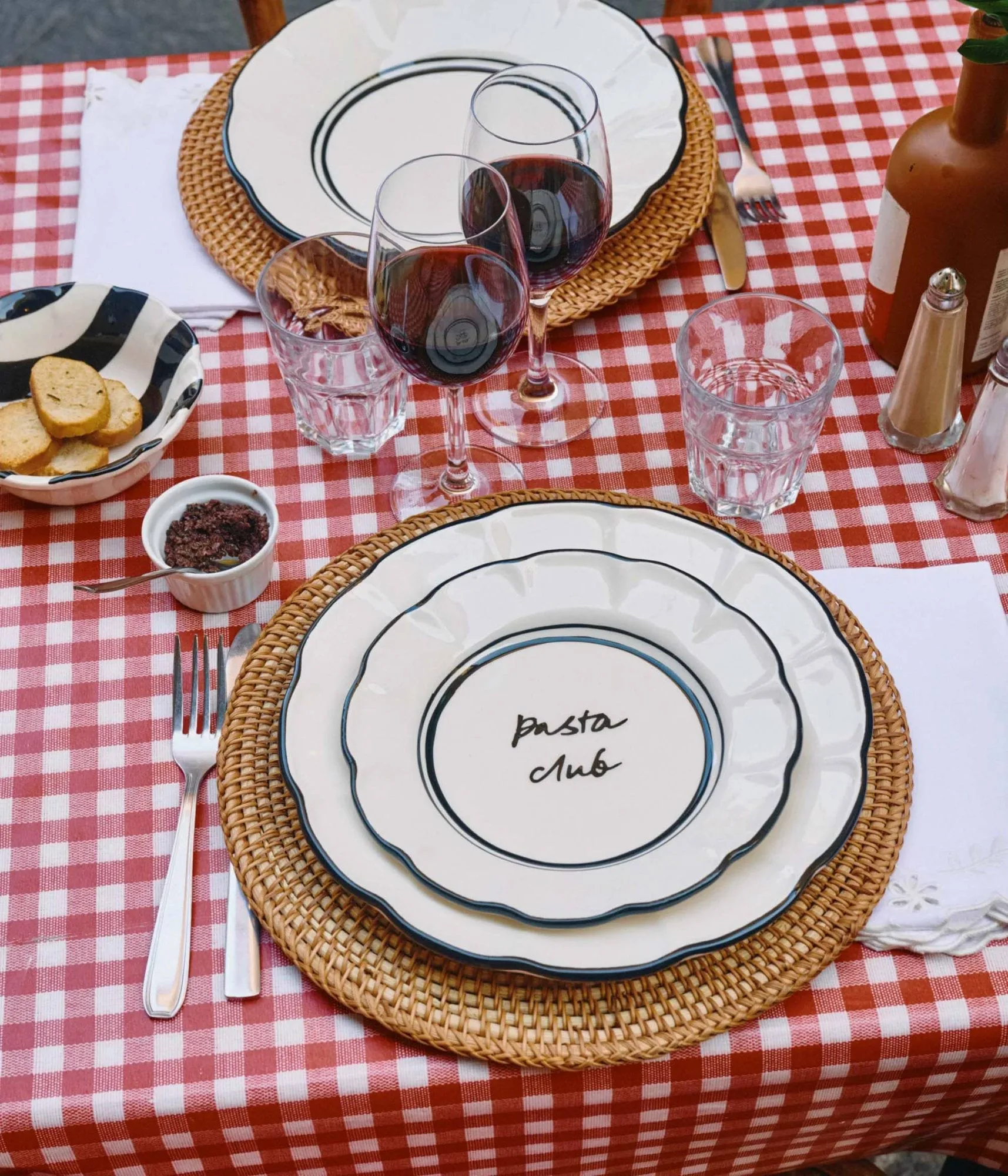 Bistro piatto da insalata, Black, 21,5 cm Pick a Poppy