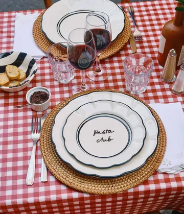 Bistro piatto da insalata - Black, 21,5 cm - Pick a Poppy