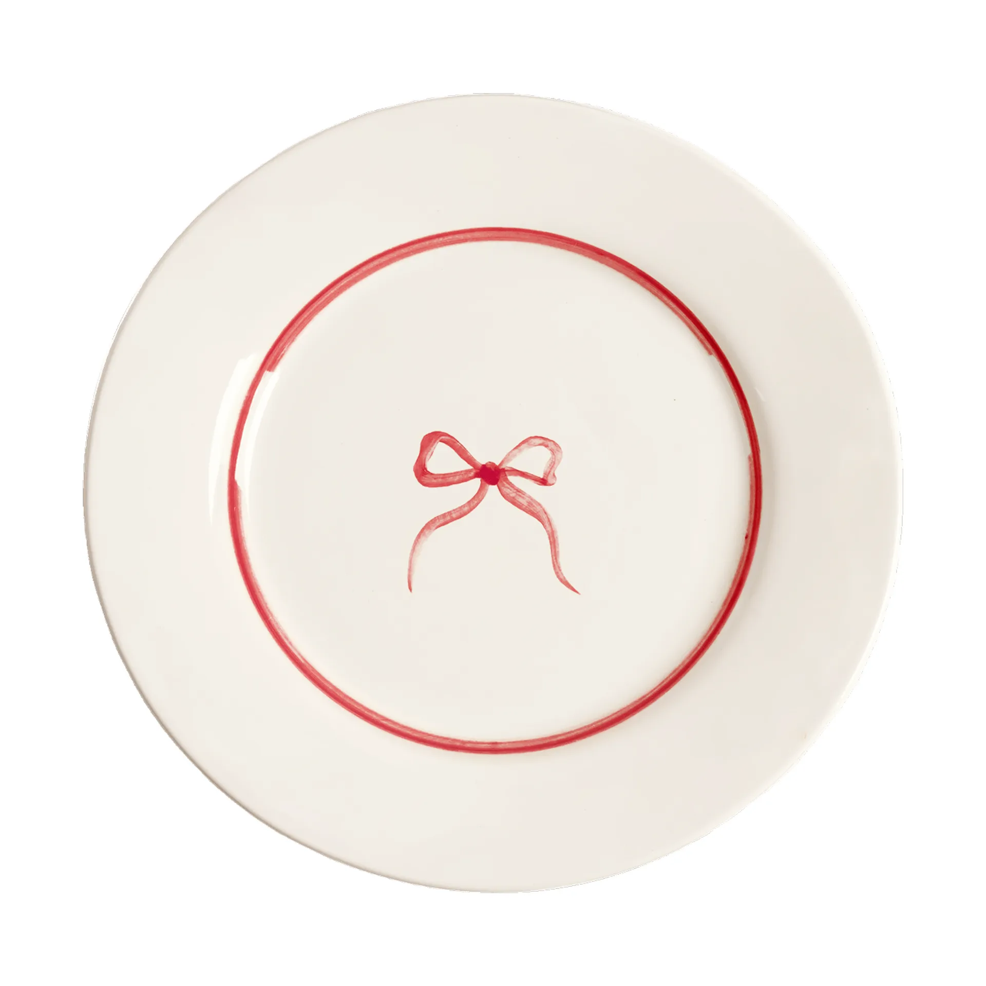 Bow piatto da insalata, Dark Pink, 22 cm Pick a Poppy