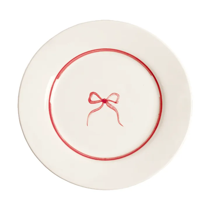 Bow piatto da insalata - Dark Pink, 22 cm - Pick a Poppy