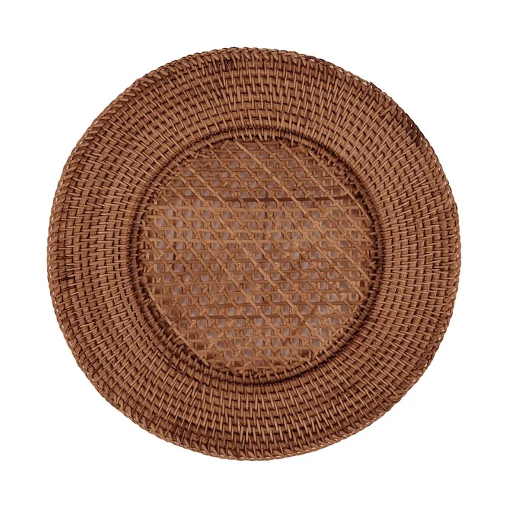 Classic Rattan tovaglietta - Dark Brown, 33 cm - Pick a Poppy