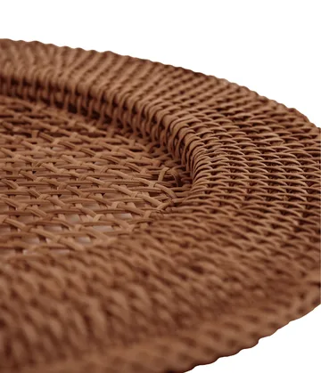 Classic Rattan tovaglietta - Dark Brown, 33 cm - Pick a Poppy