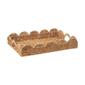 Classic Scallop vassoio - Natural, 30x40 cm - Pick a Poppy