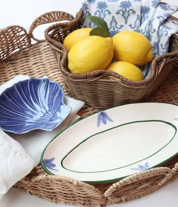 Cottage flower Blue Bell piatto da portata - Light Blue, 25,5 cm - Pick a Poppy