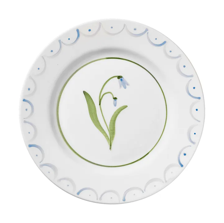 Cottage Flower piatto da insalata - Light Blue, 22 cm - Pick a Poppy