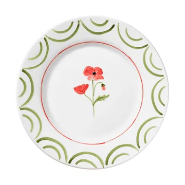 Cottage Flower piatto - Poppy Red, 28 cm - Pick a Poppy
