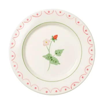 Cottage flower Wild Strawberry piatto da insalata - Rosso, 22 cm - Pick a Poppy