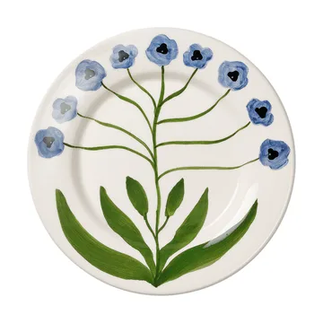 Madelen Möllard Pansy piatto da insalata - Blue, 22 cm - Pick a Poppy