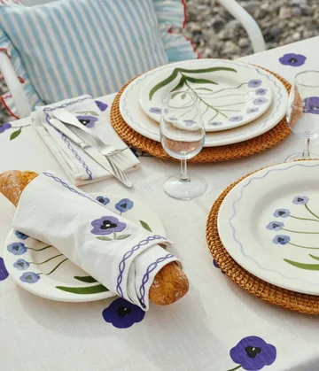 Madelen Möllard Pansy piatto da insalata - Blue, 22 cm - Pick a Poppy
