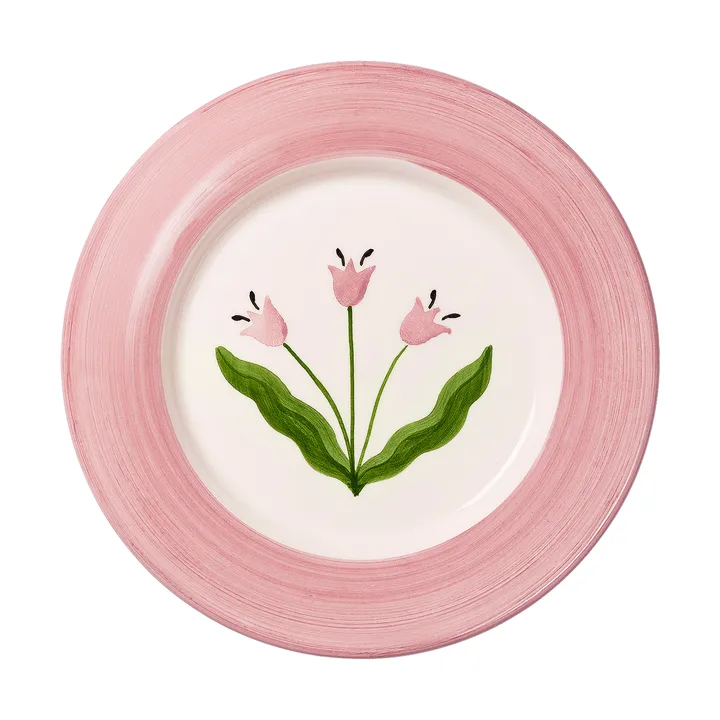 Madelen Möllard Tulip piatto da insalata - Pink, 22 cm - Pick a Poppy