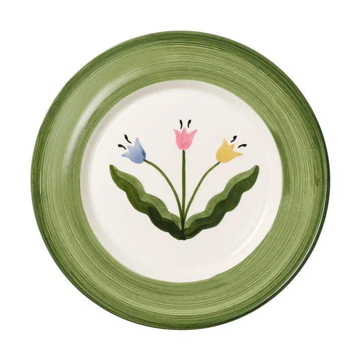 Madelen Möllard Tulip piatto da insalata - Verde, 22 cm - Pick a Poppy