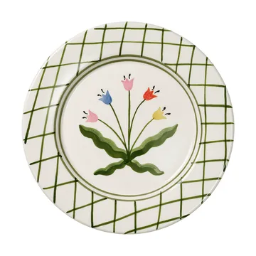 Madelen Möllard Tulip piatto - Green, 28 cm - Pick a Poppy