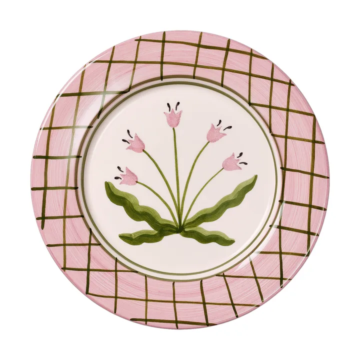 Madelen Möllard Tulip piatto - Pink, 28 cm - Pick a Poppy