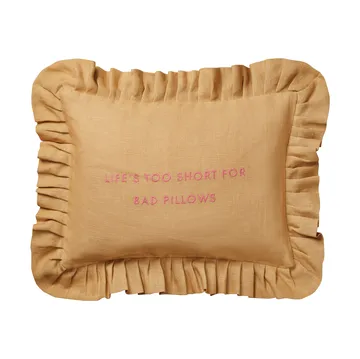 Quote federa per cuscino - Harvest yellow, 30x40 cm - Pick a Poppy