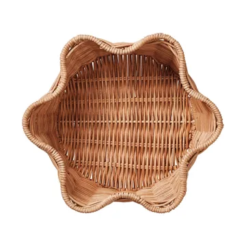 Rattan Round cestino - Natural, 23 cm - Pick a Poppy