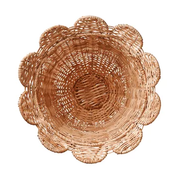 Scallop Rattan vaso - Natural, 30x31 cm - Pick a Poppy