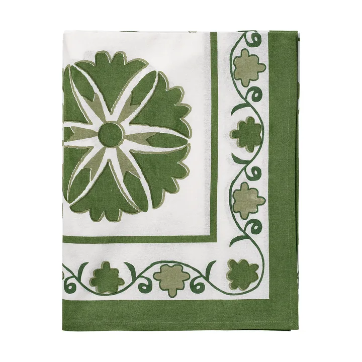 Suzani tovaglia - Verde, 250x150 cm - Pick a Poppy