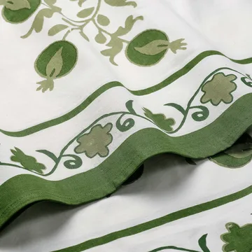 Suzani tovaglia - Verde, 250x150 cm - Pick a Poppy