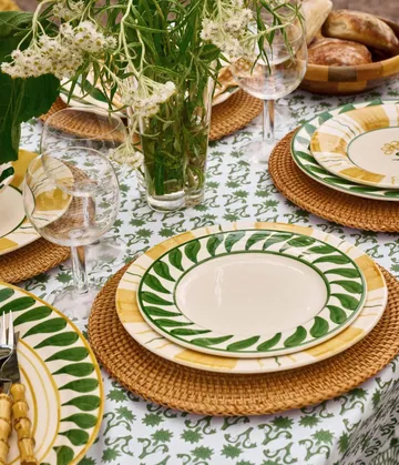 Swirl piatto da insalata - Verde, 22 cm - Pick a Poppy
