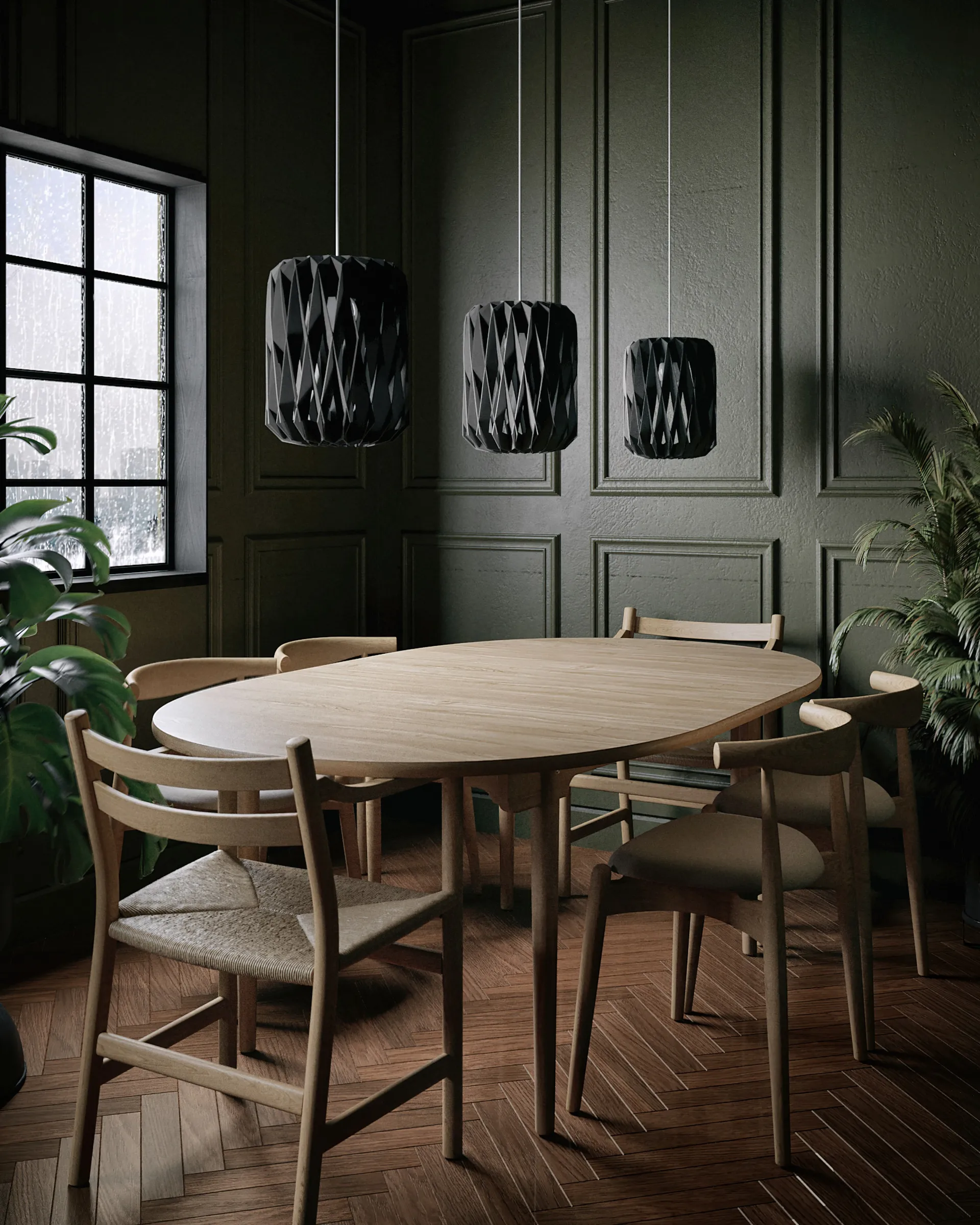 Lampada a sospensione Pilke Signature Ø 18 cm, Nero Pilke