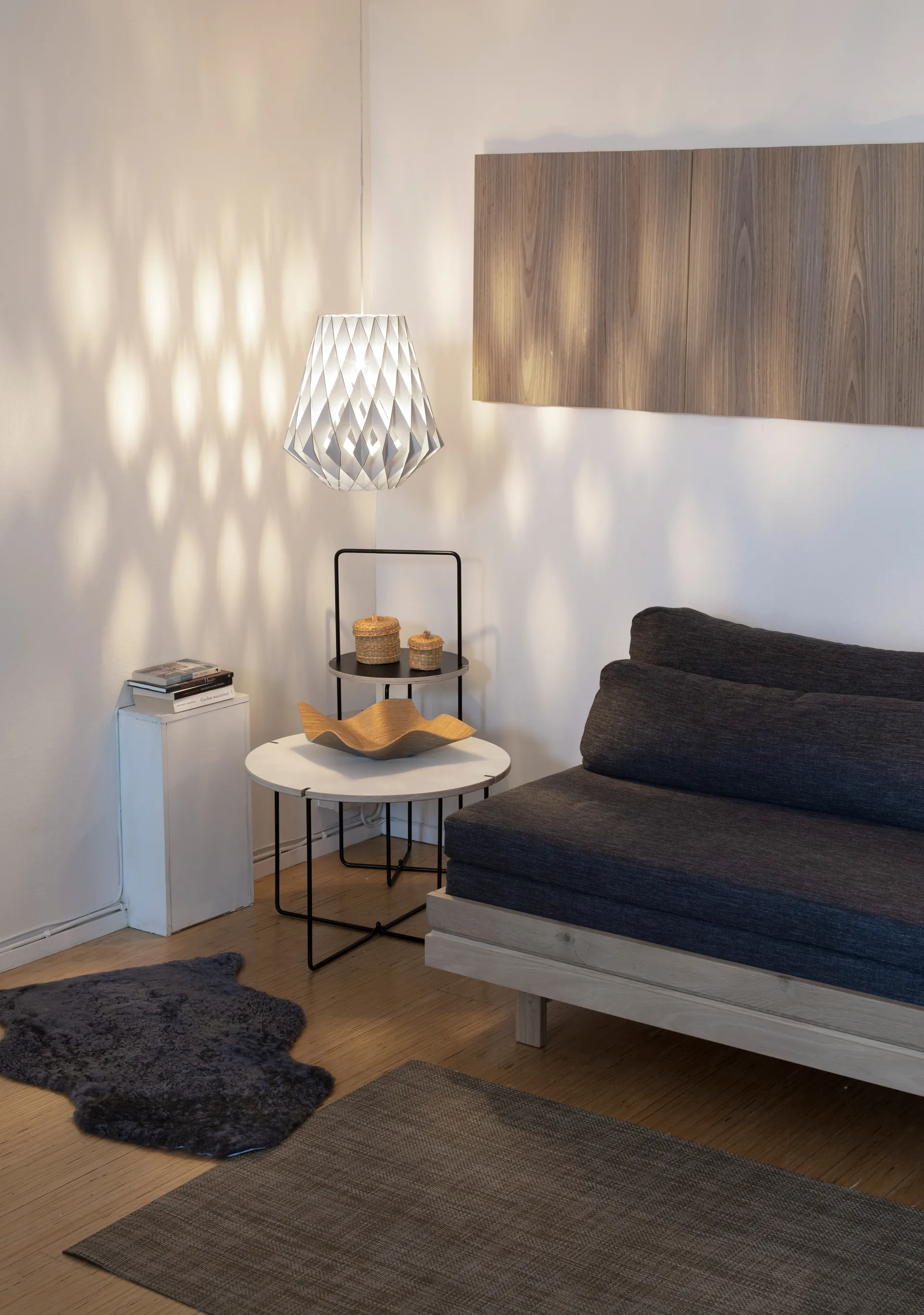 Lampada a sospensione Pilke Signature Ø 36 cm, Bianco Pilke