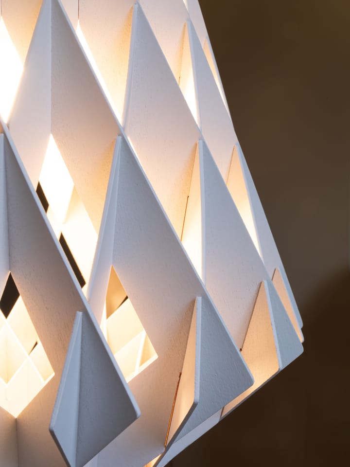 Lampada da pavimento Pilke Signature Ø 28 cm, Bianco Pilke