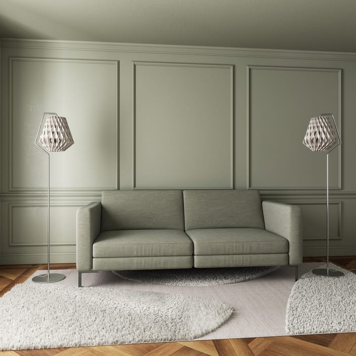 Lampada da pavimento Pilke Signature Ø 28 cm, Bianco Pilke