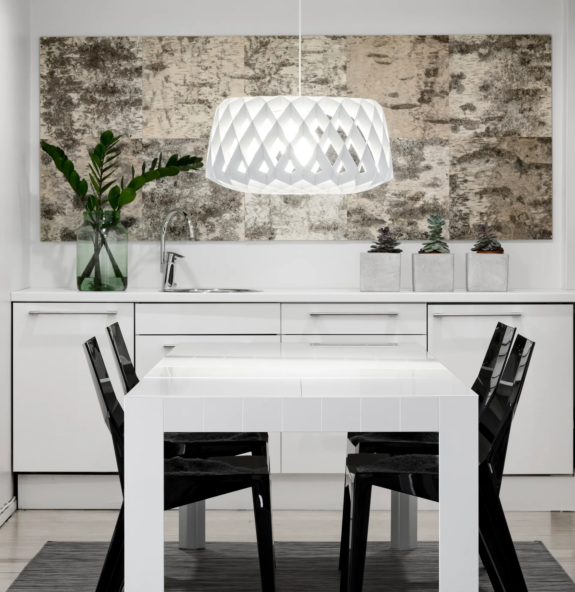 Lampadario Pilke Signature Ø 60 cm, Bianco Pilke