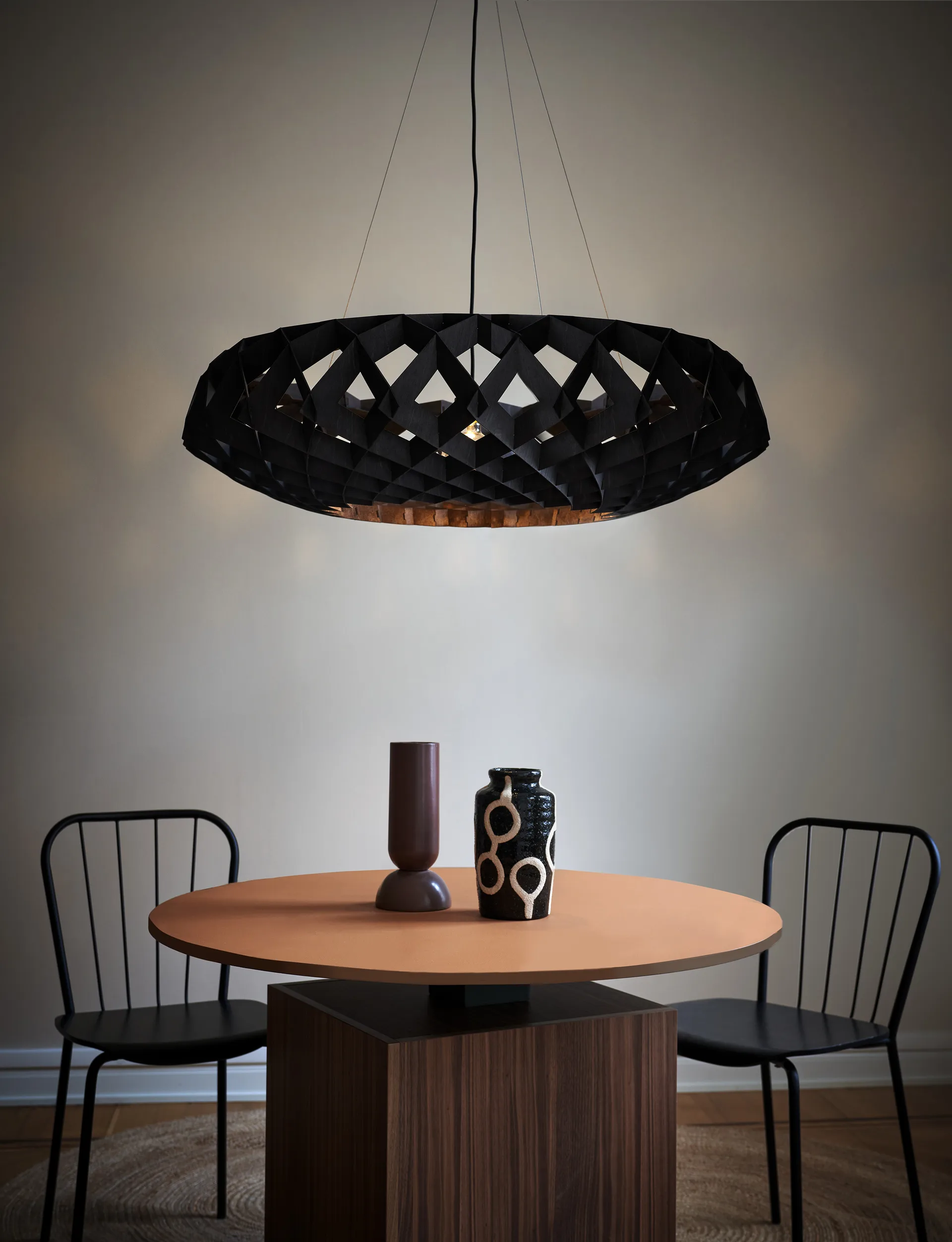 Lampadario Pilke Signature Ø 95 cm, Nero Pilke