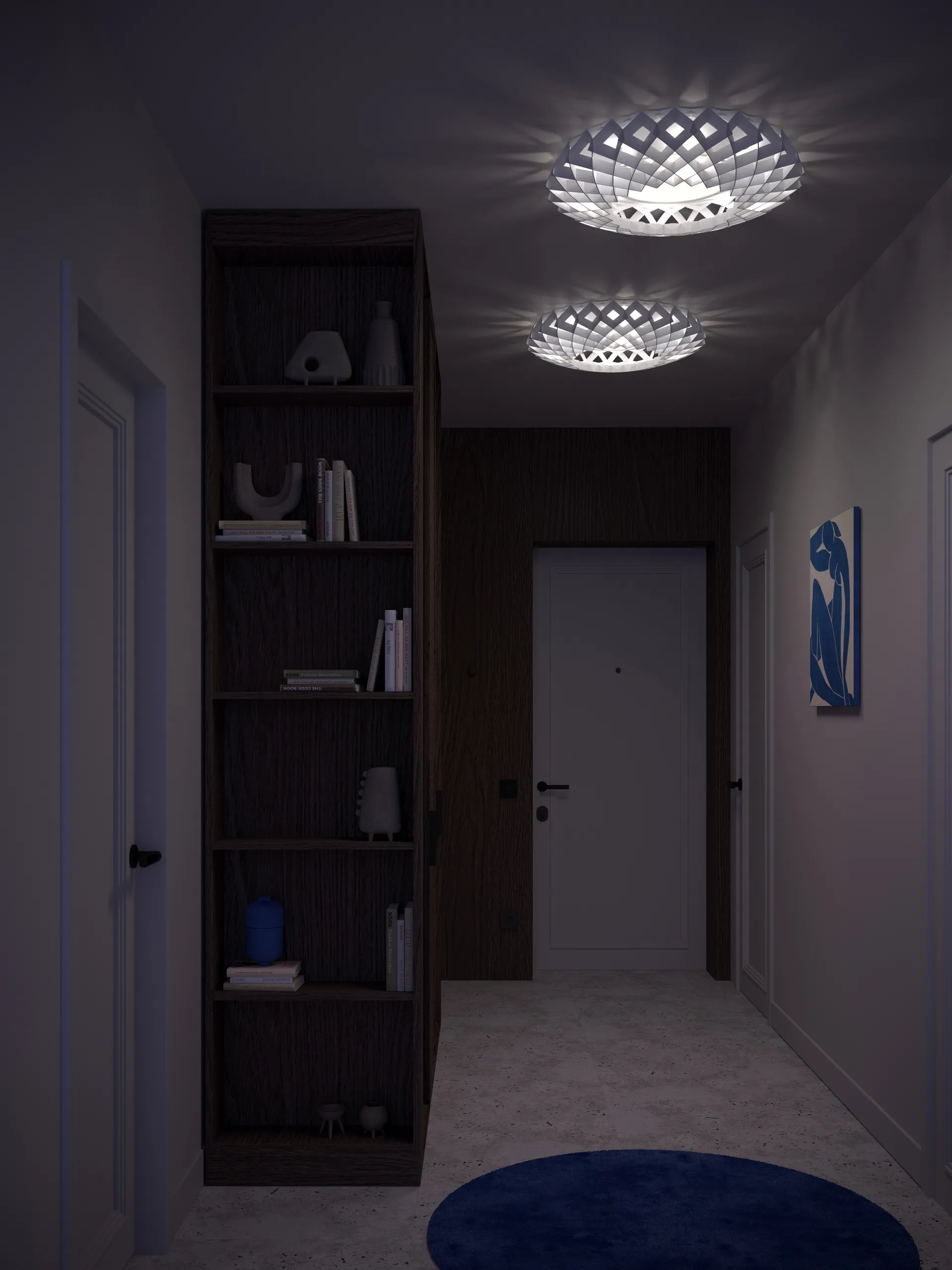 Plafoniera Pilke Signature Ø 65 cm, Bianco Pilke