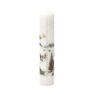 Candela calendario Vinter Ø5x25 cm - Bianco - Pillivuyt