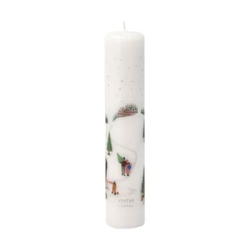 Candela calendario Vinter Ø5x25 cm - Bianco - Pillivuyt