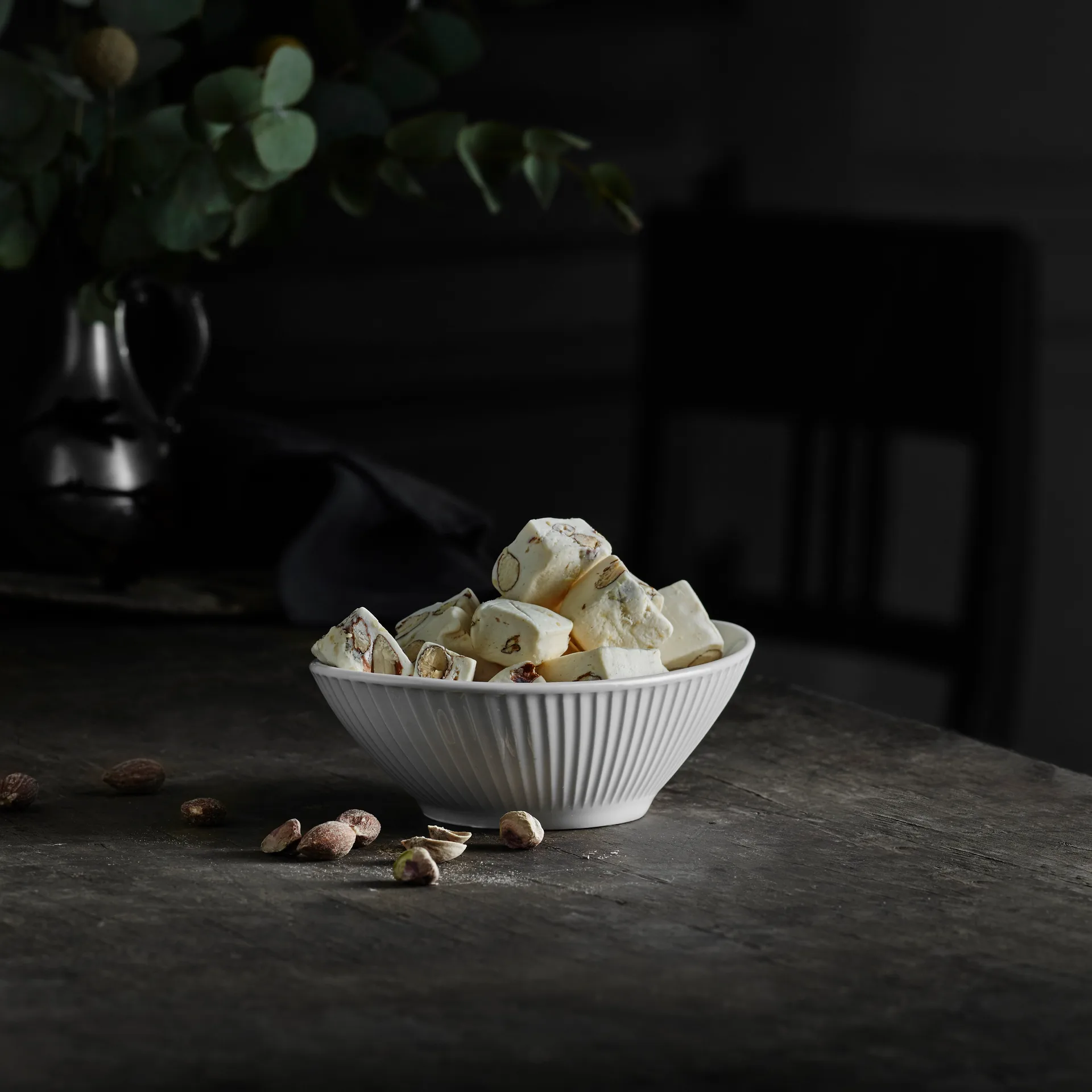 Ciotola ovale Plissé , Bianco Pillivuyt