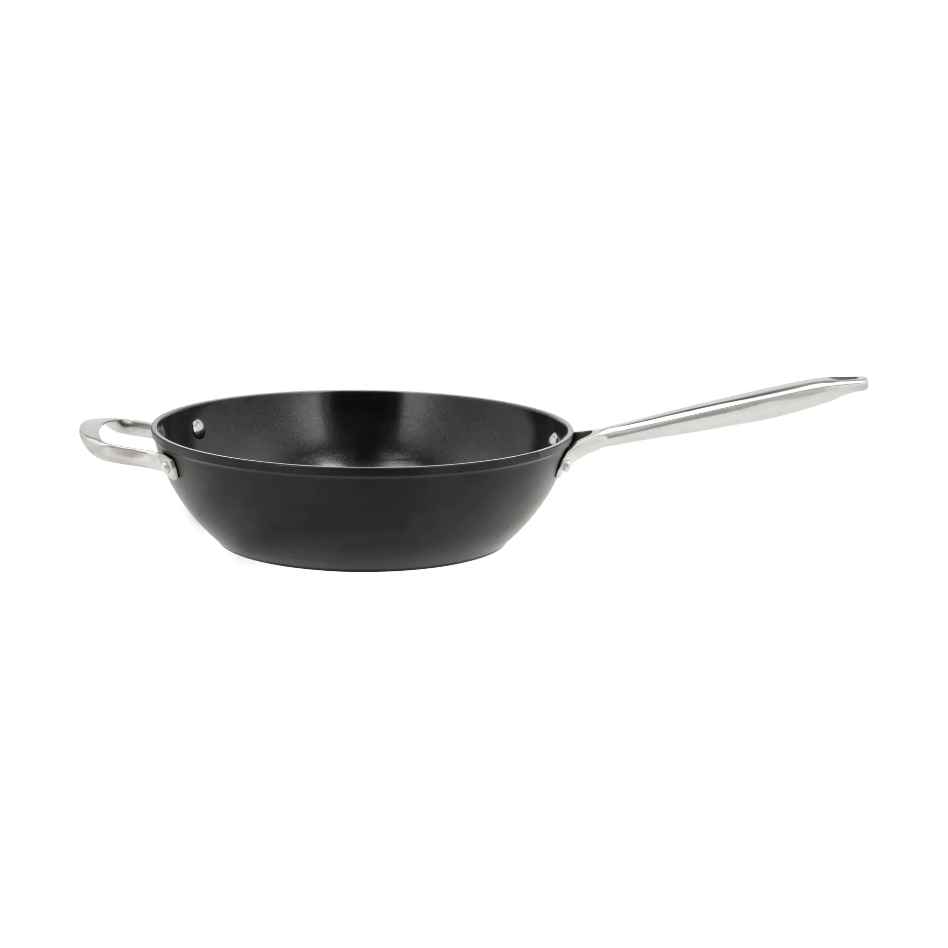 Padella wok ceramica antiaderente Travo 28 cm, Alluminio nero Pillivuyt