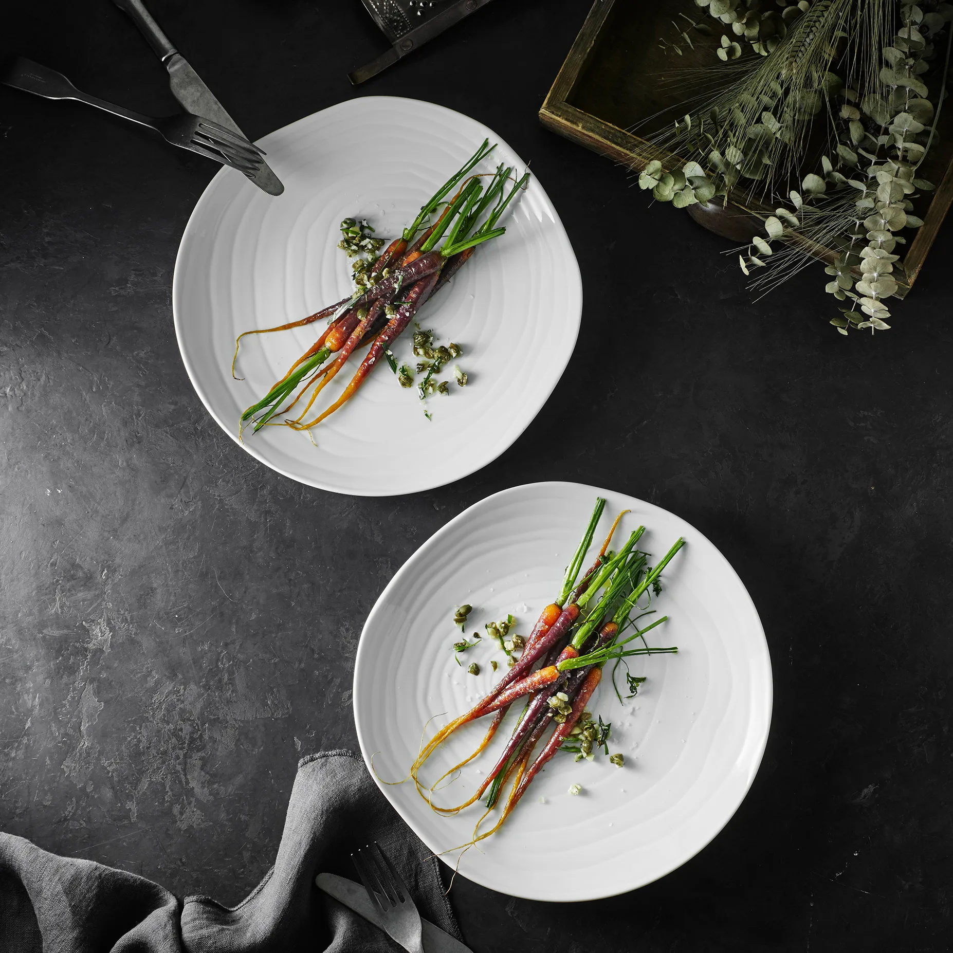 Piattino Boulogne 21 cm, bianco Pillivuyt