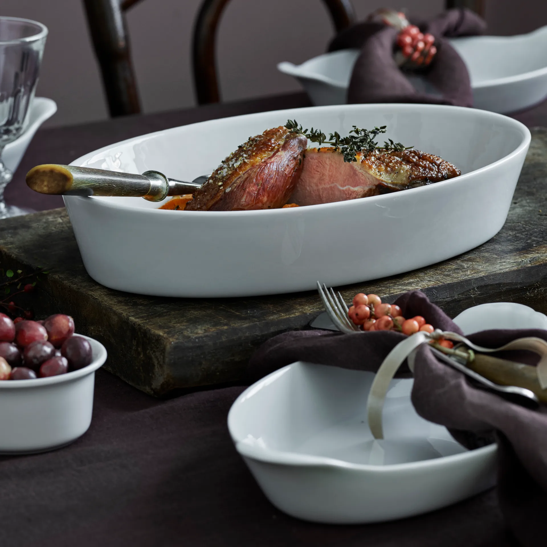 Piatto ovale Pillivuyt , Medio Pillivuyt