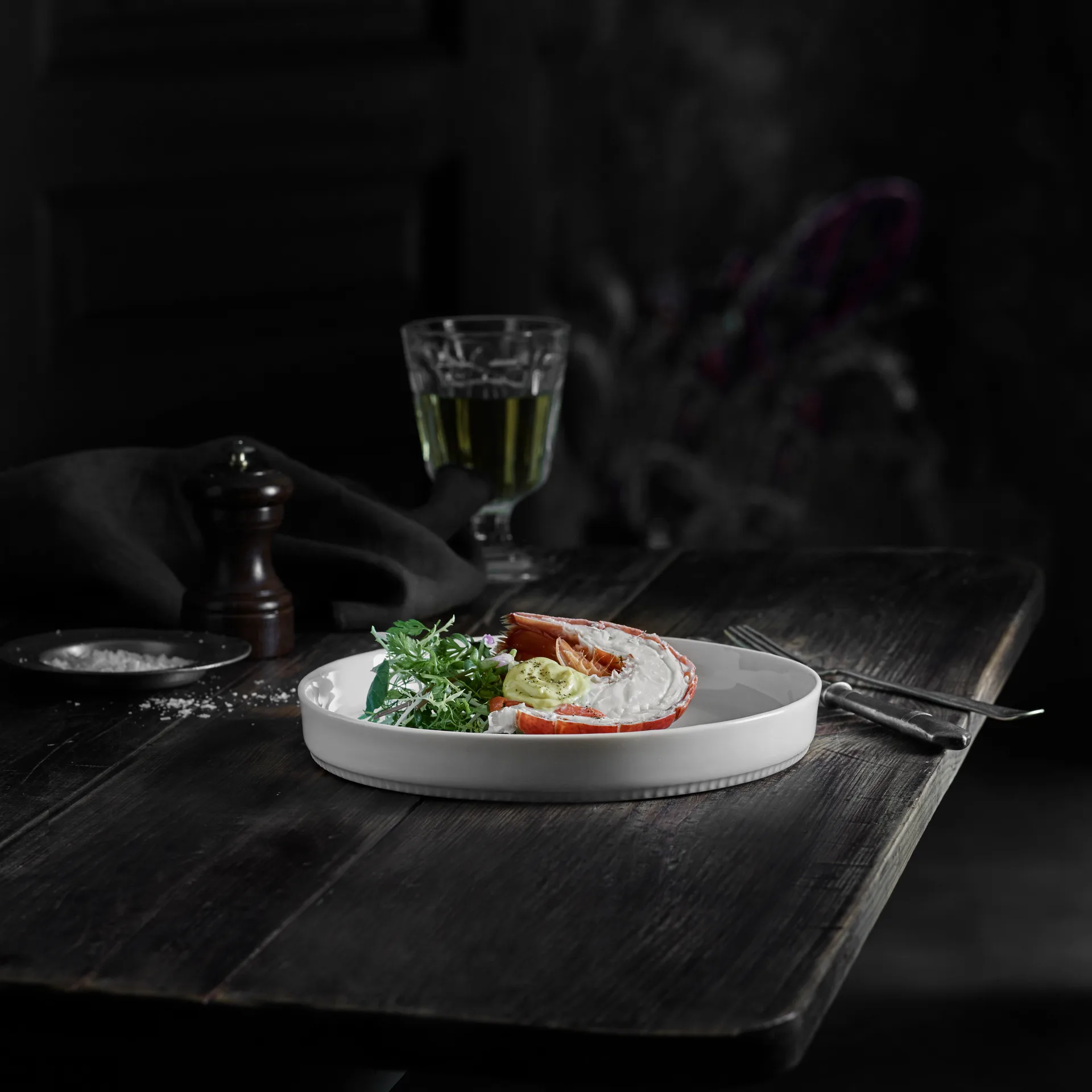 Piatto pasta Toulouse bordo dritto Ø 22 cm, Bianco Pillivuyt