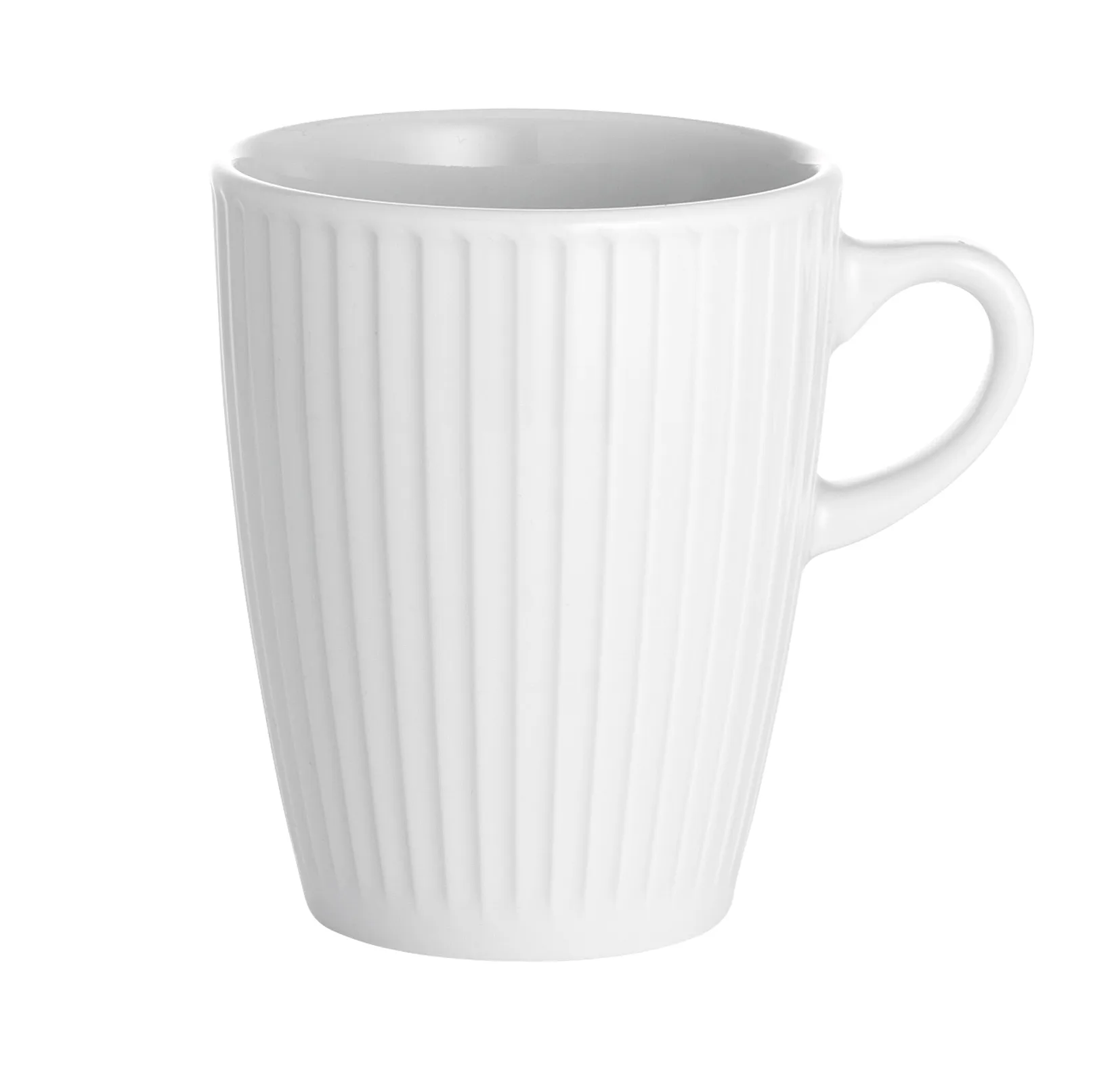 Tazza Plissé 27 cl, Bianco Pillivuyt