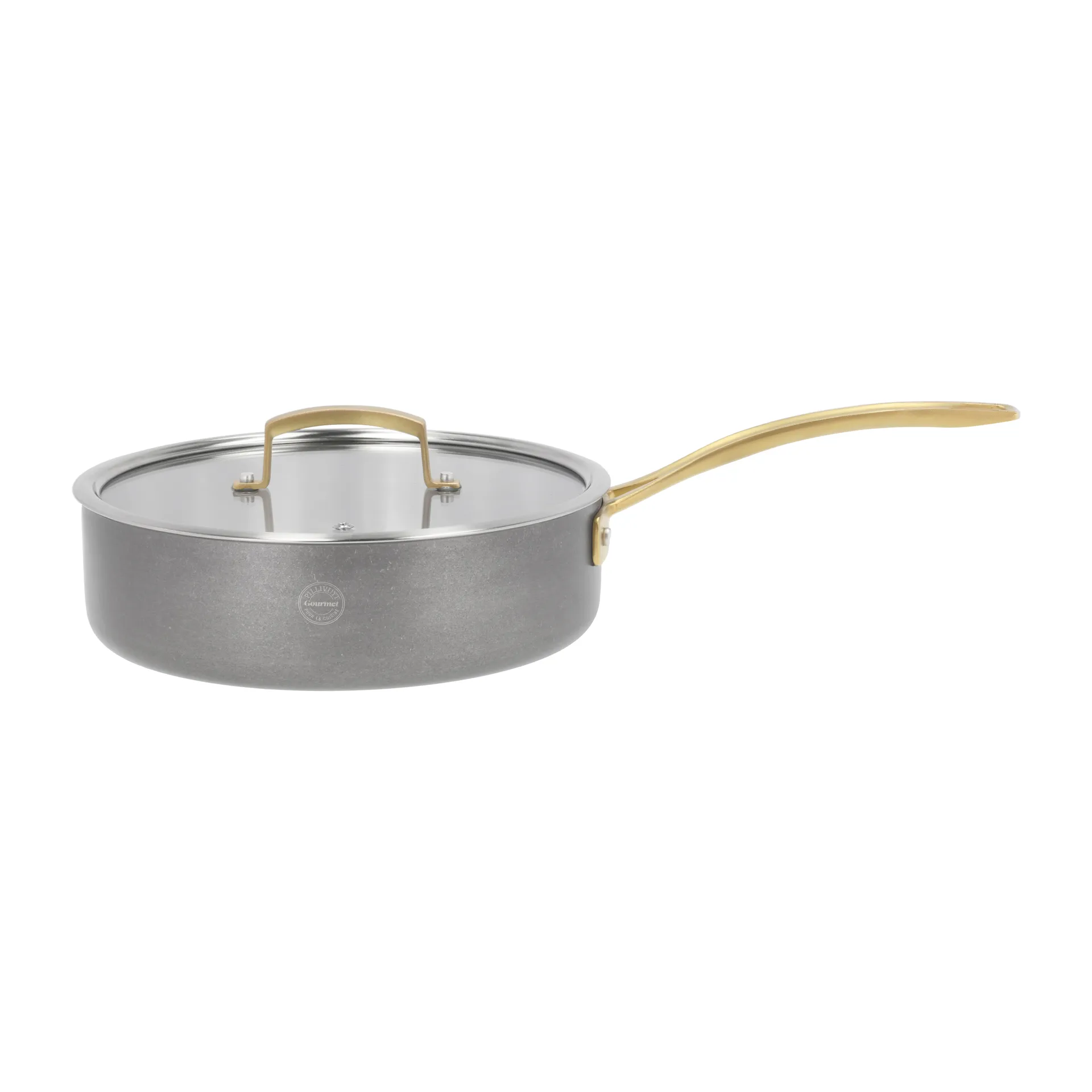 Tegame Durance con coperchio, Ø 24 cm, Acciaio inox Pillivuyt