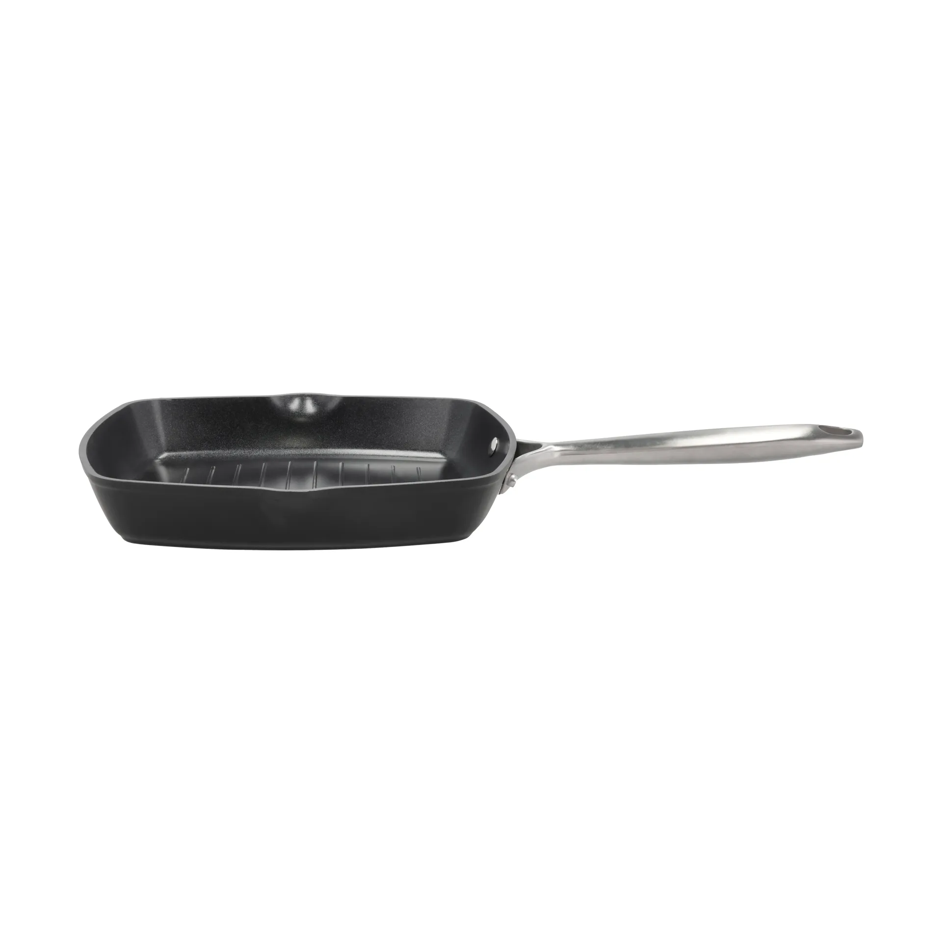 Travo grillpanna in ceramica non-stick 24x24 cm, Nero-alluminio Pillivuyt