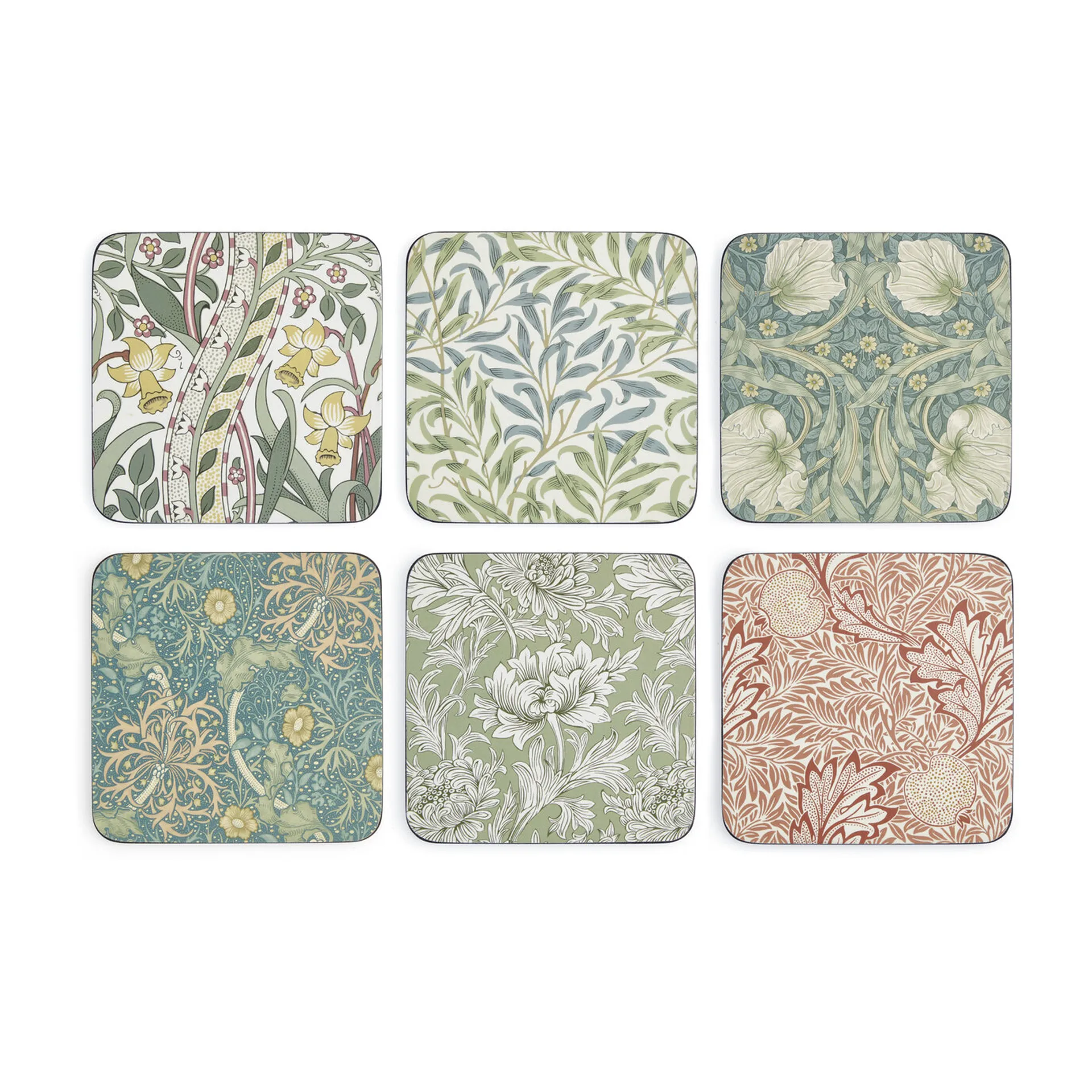Sottobicchiere William Morris, confezione da 6, Mix & match Pimpernel